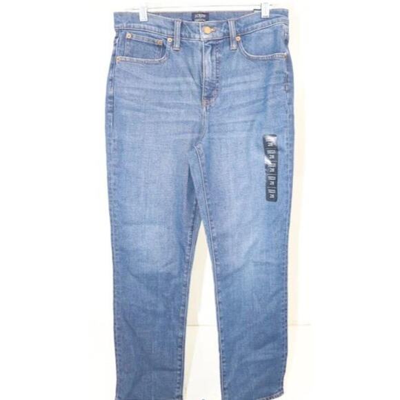 NWT J. Crew Essential Straight Jeans - 28 $118 - Picture 1 of 3